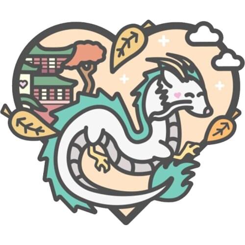 Haku Brooch once you met someone, you never forget them Badge Meet again your best friend Jewelry