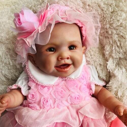 Boutique reborn dolls 50cm bebe s reborn corpo de silicone inteiro realista girl princess doll gift toys