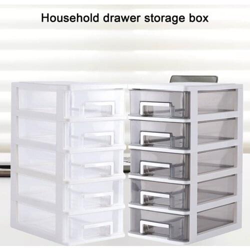 3 Sizes Household Drawer Storage Box Storage Box Multifunctional Dustproof Storage Rack Safe And Easy-to-clean