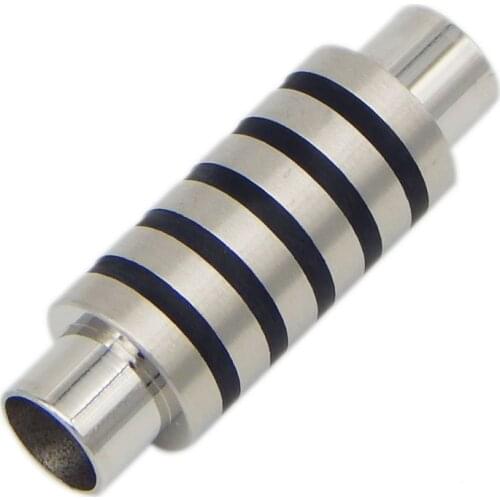 Jewelry Findings Hole Size 4mm 5mm 6mm Stainless Steel Leather Cord Bracelet Magnetic Clasp DIY Magnet Hook Wholesale