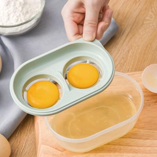Holaroom Creative Egg Separator Yolk Filter Practical White Yolk Sifting Egg White Separator Cooking Tool Egg Separation Kitchen