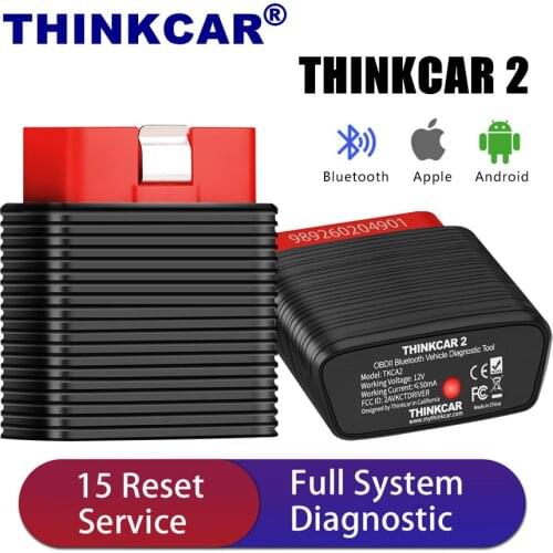 ThinkCar 2 Full System OBD2 Diagnostic Tool iOS Android Scanner with SRS TPMS EPB AFS Oil Special Services