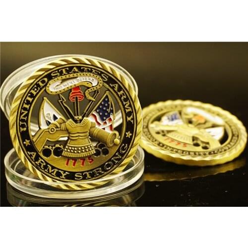 1775 US Army Air Force Coin Core Value Military Hollow Bronze USA Challenge Coins Collection