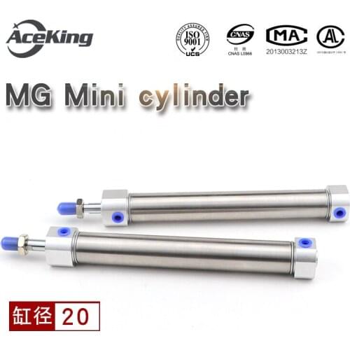 Stainless steel mini cylinder MG20-25/50/75/100/150/200/250/300 - S - FA MG20-25 MG20-50 MG20-75 MG20-100 MG20-125 MG20-150