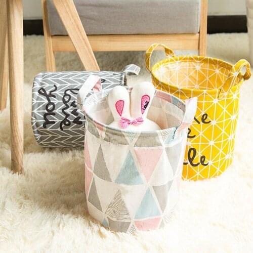 Multi-Purpose Bedroom Cloth Hamper Storage Bucket Collapsible Oversized Laundry Basket Clothes Storage Basket 6 Styles Choose