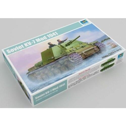 Trumpeter model 09503 1/35 Soviet KV-7 Mod 1941 model kit