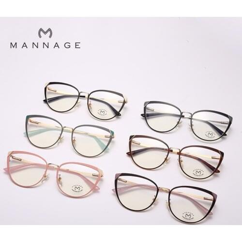 Oversized Anti Blue Light Office Glasses Women Blue Blocking Computer Gaming Eyewear Alloy Frame Men Eyeglasses 2021