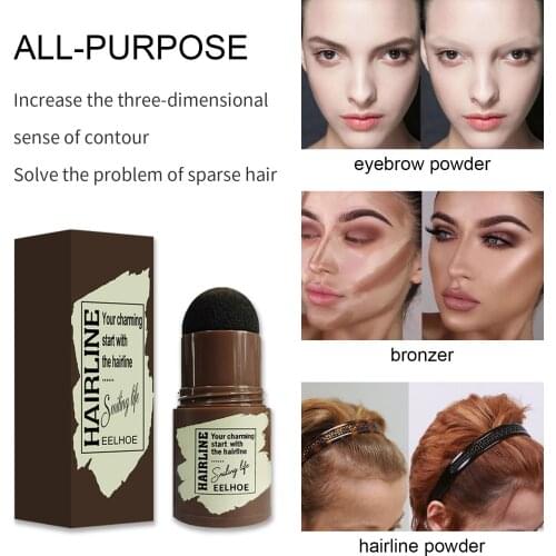 25g One Step Eyebrow Stamp Shaping Kit Professional Eye Brow Gel Stamp Makeup Kit Makeup Eyebrow Powder Hairline Powder Beauty