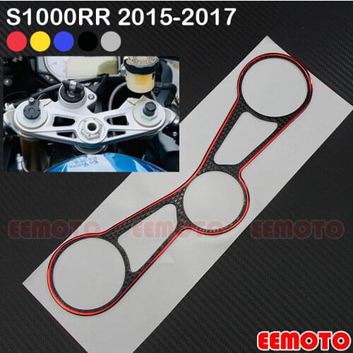 Motorcycle Motorbike Pad Triple Tree Top Clamp Upper Front End Decals Stickers For S1000RR S1000 RR 2015 2016-2019 2009-2014