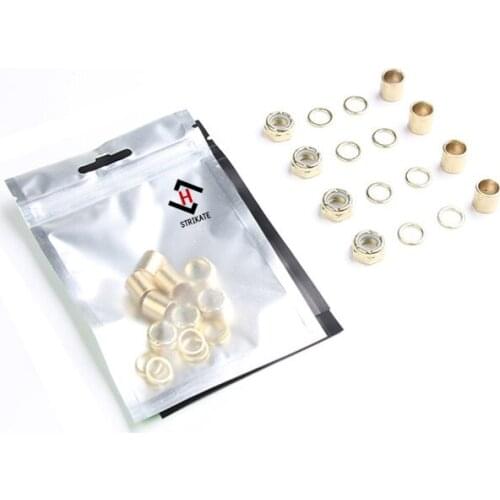 STRIKATE New Skateboard Accessories Axle Washer Bearing Spacer Nuts Speed Rings for Longboard Repair Rebuilding Kit With Bag