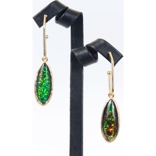 Miasol New Arrival Retro Vintage Resin Shell Dangle Pendulum Statement Drop Earrings Jewelry Female Girls Earring Gifs