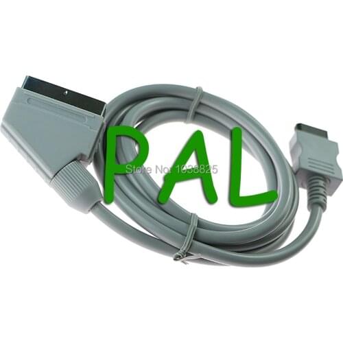 New Real RGB Scart Cable Lead Cord for Nintendo Wii Console PAL