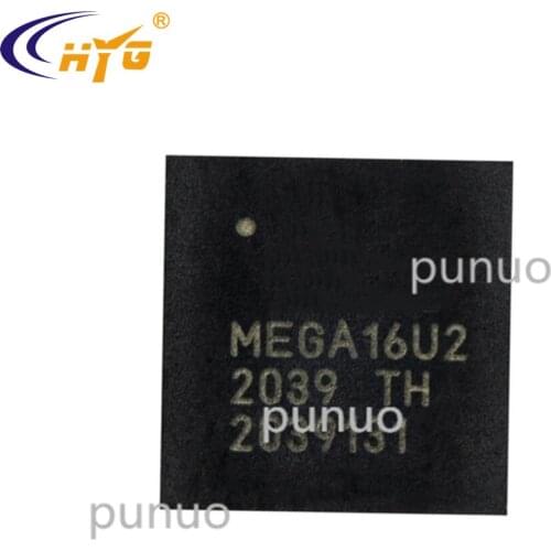 Original Authentic ATMEGA16U2-MU Encapsulation QFN-32 8-bit Atmel Microcontroller 8/16/32K Bytes of ISP Flash and USB Controller