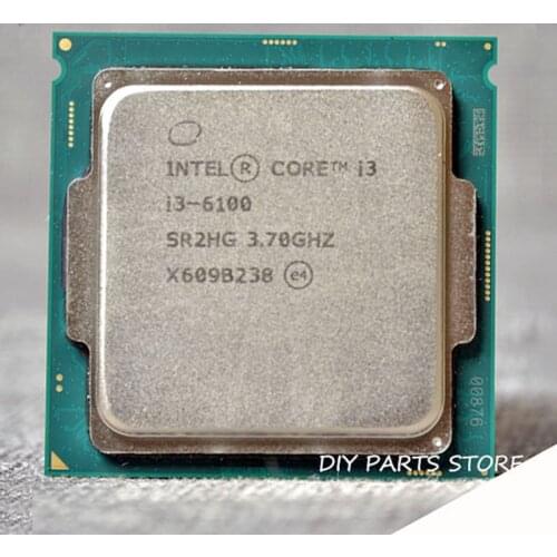 Intel core 2 core i3-6100 i3 6100 LGA 1151 Dual-core 3.7MHZ 3M RAM DDR3L-1333, DDR3L-1600 DDR4 GPU HD530