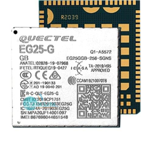 EG25-G LTE Cat 4 module LGA package Worldwide LTE UMTS/HSPA+ and GSM/GPRS/EDGE coverage DFOTA eCall and DTMF