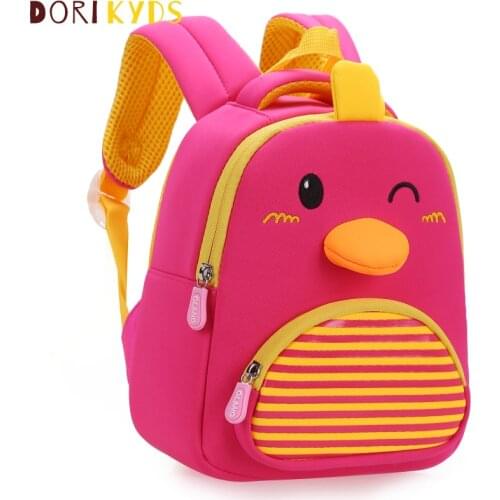 DORIKYDS 3D Cute Bird School Bags for Kids Boys Schoolbag Designer Waterproof Children School Backpack Girl Bag Mochila
