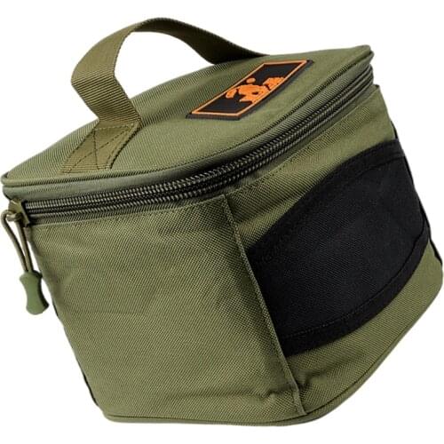 Fishing Reel Bag Oxford Cloth Dual Zipper Outdoor Storage Case Container for Line Bait Fishhooks Fishing Tackle Bags