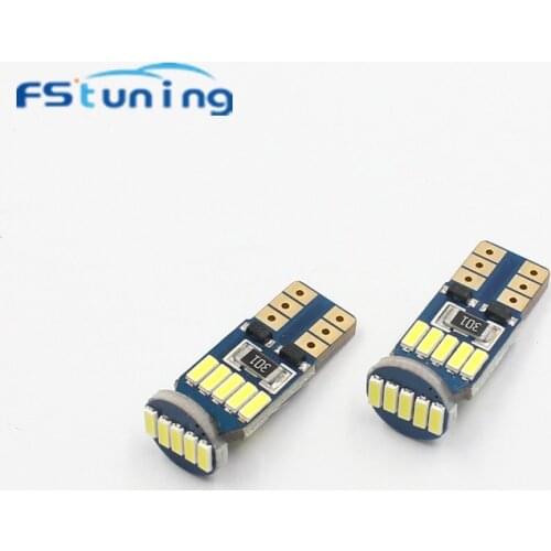T10 led light for led signal light 15smd 12V Canbus T10 w5w 168 194 led light bulb car led reading light interior lamps
