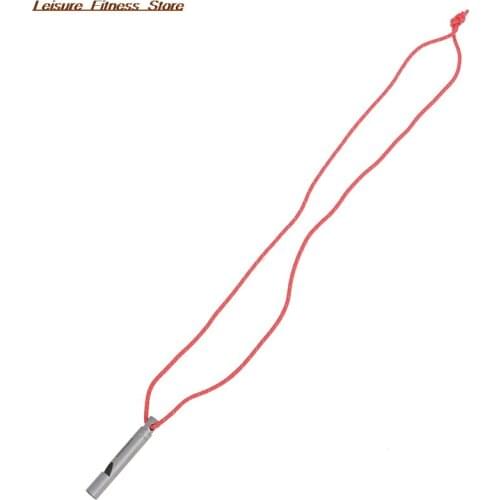 Ultralight Titanium Whistle with Cord Portable Emergency Hiking Camping Whistle Outdoor Survival Tools Camping Hiking Exploring
