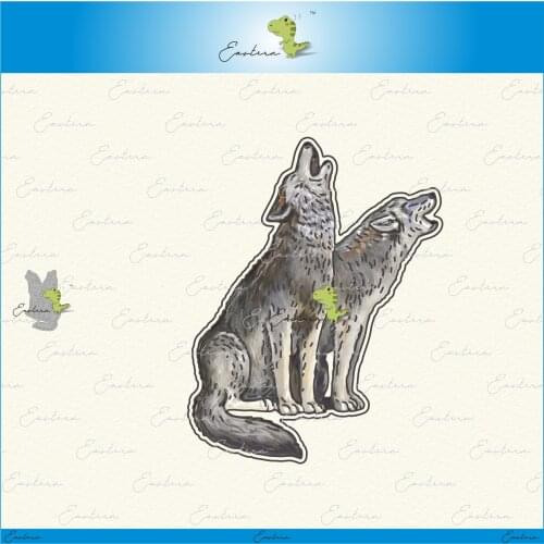 Wolf metal cutting dies 2021 new diy molds Scrapbooking Paper Making die cuts crafts