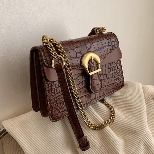 Luxury Women Small Chain Shoulder Bag High Quality Ladies Crossbody Bags for Women Pu Leather Messenger Bags Casual Handbags New
