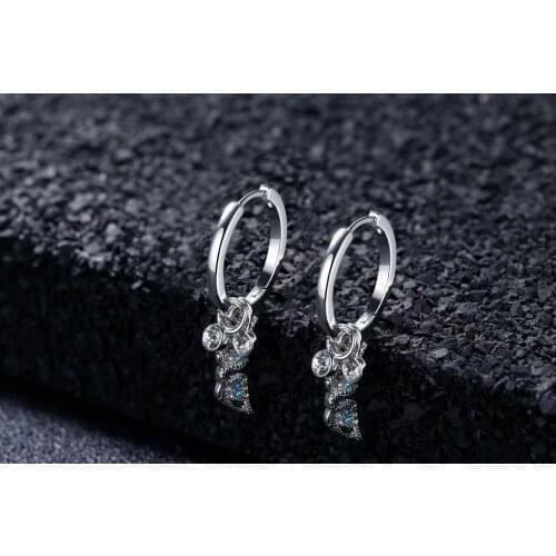 Womens Exquisite Rhinestone Wings Earrings Elegant Ladies Metal Eardrop Exaggerated 2021 Fashion Stud Earrings