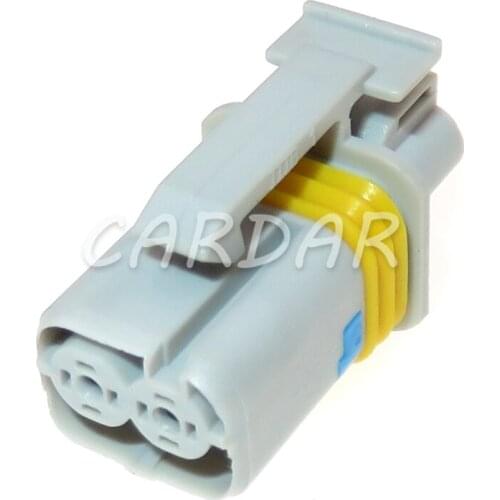 1 Set 2 Pin 1.5 Series Automotive Wiring Harness Connector Car Plug Waterproof Socket With Terminal And Rubber Seals