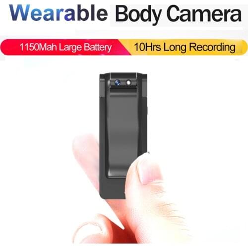 12MP Super 180 Rotating Camera 1080P Mini FHD DVR DV HD Cam Night Vision Detection Body Worn Camcorder Video Voice Recorder