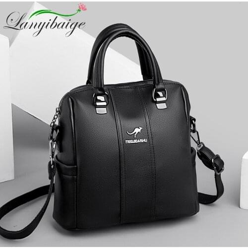 2021Fashion Multifunction Travel Back Pack Women Handbag High Quality Leather Shoulder Bag Designer High Capacity Crossbody Bag