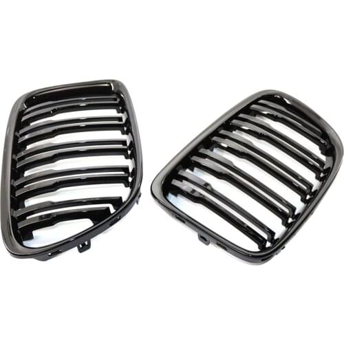 2x Car Front Grille Grill Fits for BMW X1 E84 11-16 51112993305 Accessories