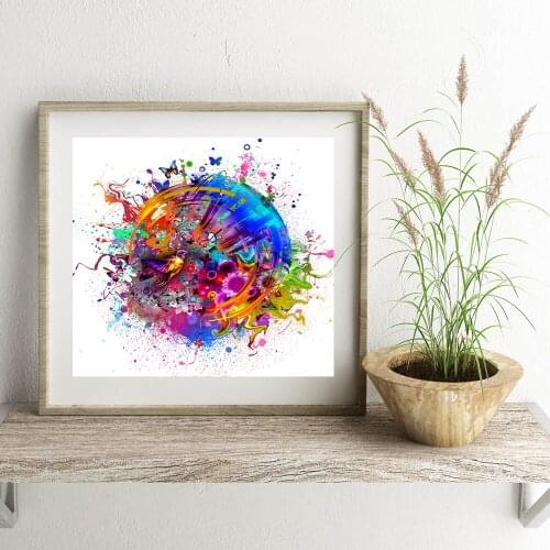 The Birds Abstraction Butterflies Pictures Living Room Square Sizes Wall Art Decor No Frame Poster Oil Painting Decoration