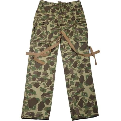 American M42 Pants Military Paratrooper Duck Hunting Camo Sweatpants Running Pants Tactical Retro WW2 Training Pants