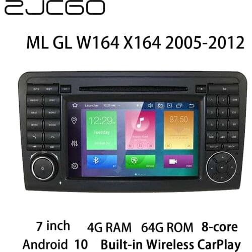 Car Multimedia Player Stereo GPS DVD Radio Navigation Android Screen for Mercedes Benz ML GL W164 X164 2005-2012