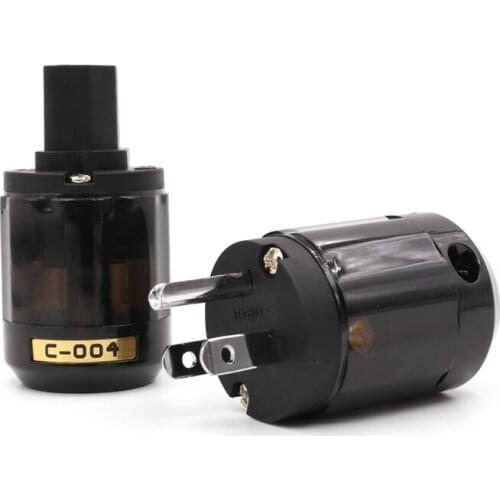 Free shipping by DHL Hi End P004+C004 US power plug +IEC Connector 10pairs