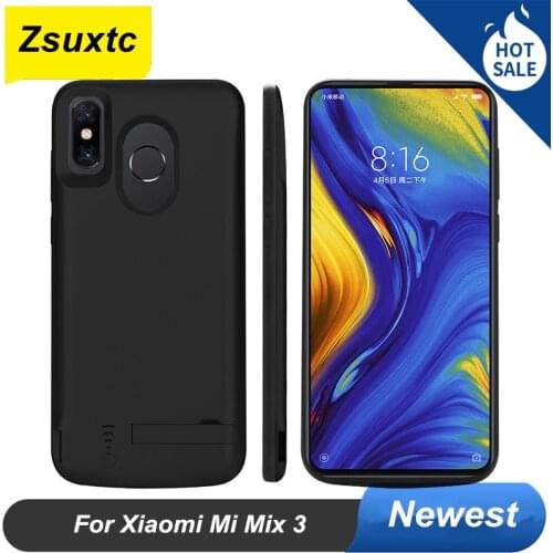 5000 mah For Xiaomi Mi MIX 3 Battery Case Smart Phone Stand Battery Cover Smart Power Bank For Xiaomi mi MIX 3 Charger Case