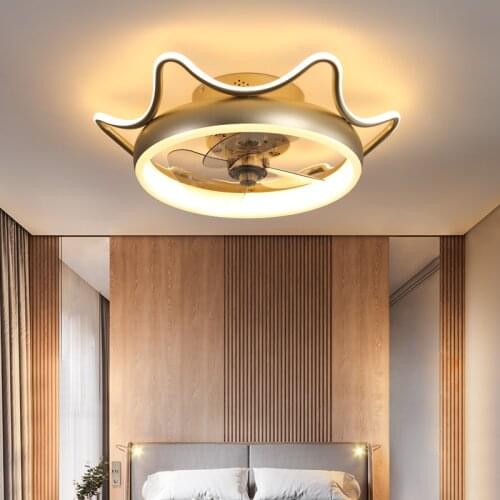 Nordic bedroom decor led lights for room ceiling fan light lamp restaurant dining room ceiling fans with lights remote control