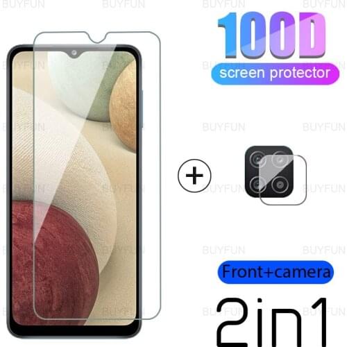For Samsung Galaxy A12 2in1 camera lens screen protector for galaxy A22 A72 A52 A42 A32 5G A11 A51 A71 protective tempered glass