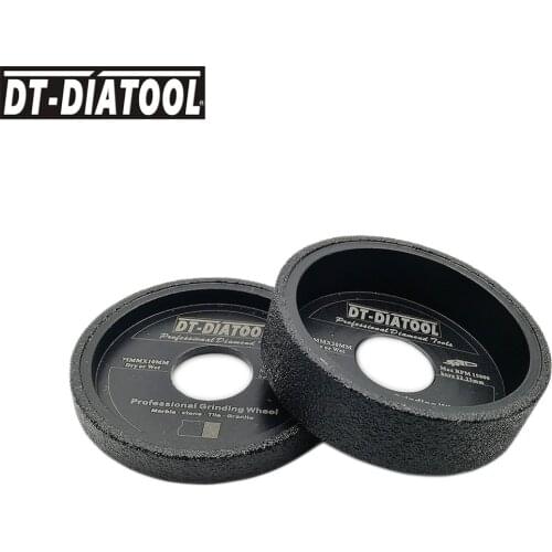 DT-DIATOOL 1piece Diamond Grinding Disc Flat Wheel Sanding Disc on Marble Granite Quartz Ceramic Stone Dia 75mm/3"