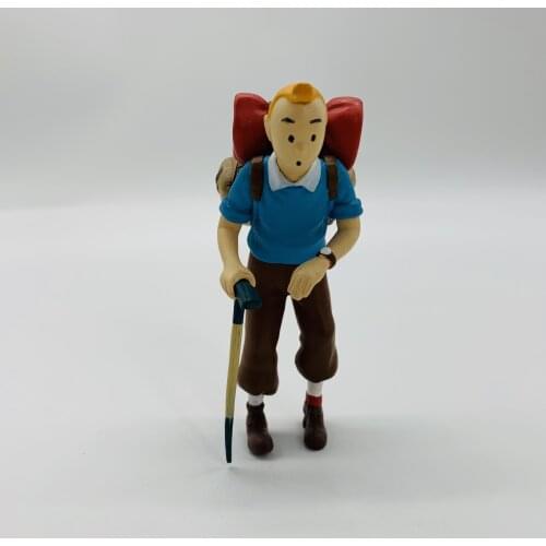 The Adventures of Tintin Archibald Haddock Tintin Action Figure Ornaments Model Toys Children Gifts