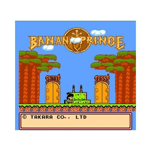 Banana_prince Region Free 60 Pin 8Bit Game Card For Subor Game Players