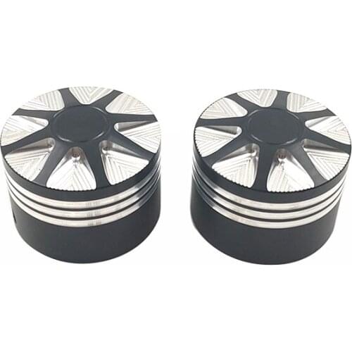 For Harley Sportster 883 1200 XL Dyna FXD Road King FLHR Street Glide Fat Bob XG500 Front Axle Cover Bolt Cap Wheel Axle Cover