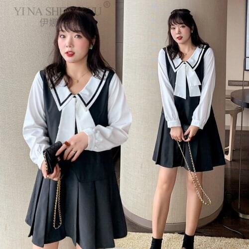 Summer Girl Japanese Style Black Long Sleeve Dress Women Thin Jk Suit Dress High School Uniform Kawaii Anime Cosplay Costumes