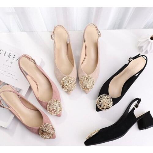 LOSLANDIFEN Shoes With Medium Heels