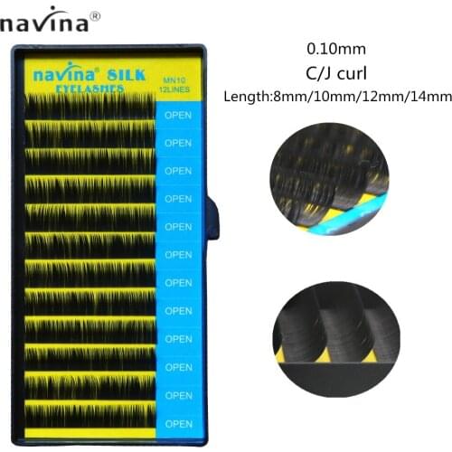 NAVINA Individual Eyelashes Natural False Eye Lashes Mink Eyelash Extension maquiagem Cilios Posticos Faux Cils Fake Lashes