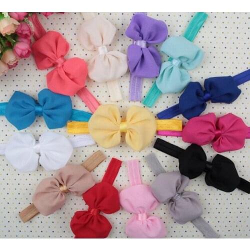 New Baby Girls Toddler Infant Newborn Flowers Print Floral Butterfly Bow Hairband Turban Knot Headband Hair Band YH393