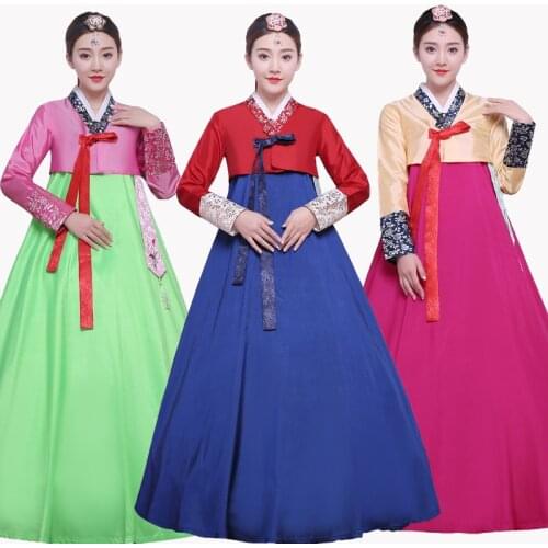 New Design Woman Elegant Korean Traditional Costume Korean Hanbok Dae Jang Geum Dance Costume Lady National Clothing