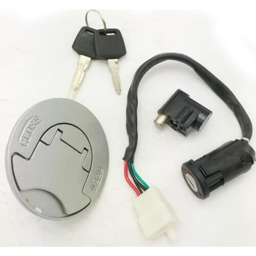 NEW KEY IGNITION Switch BARREL & PLUG 200CC BASHAN BS200S-7 QUAD ATV BIKE 200