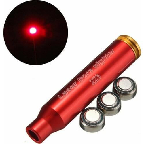 Hunting .223 REM Red Dot Laser Bore Sight Cartridge BoreSighter For Rifle Scope Gun