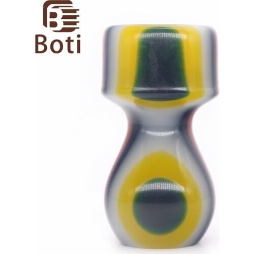 Boti Brush-Avocado Series Green Yellow Color Handle Multicolored Shaving Brush Handle Mens Beard Tool