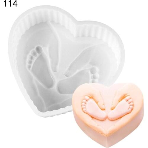 Heart-Shaped Silicone Mousse Mold Thanksgiving Mother Love 3D Cake Mold Baking Mould Sugar Craft Tools Diy French Dessert Moulds